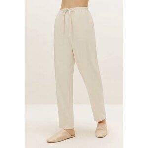 Neiwai Women Boundless Soft Tapered Pant XS White Swan Cotton Pull On Minimalist